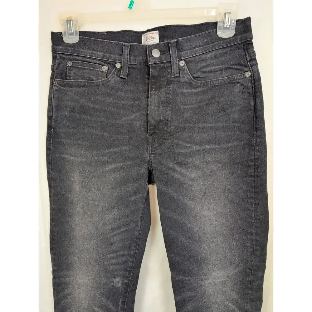 J.Crew Every Stitch Considered 770 Straight Jeans Size 30/30 Black Premium Retro